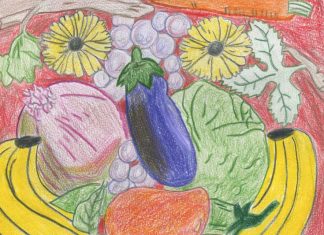 Vegetable Face by Abigail Aronson